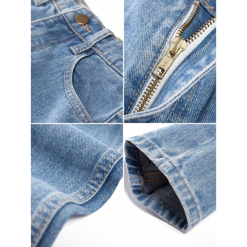 Women's Vintage High Waist Boyfriend Jeans