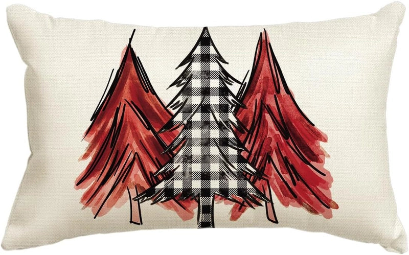 Christmas Vacation Letter Linen Pillow Cases Couch & Sofa Decor