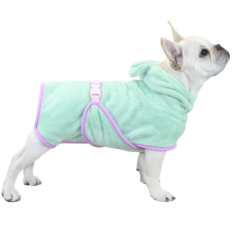 Pet It Cute Selling Cute Dog Bathrobe Small Dog Coral Fleece Warm Pet Clothes Winter New