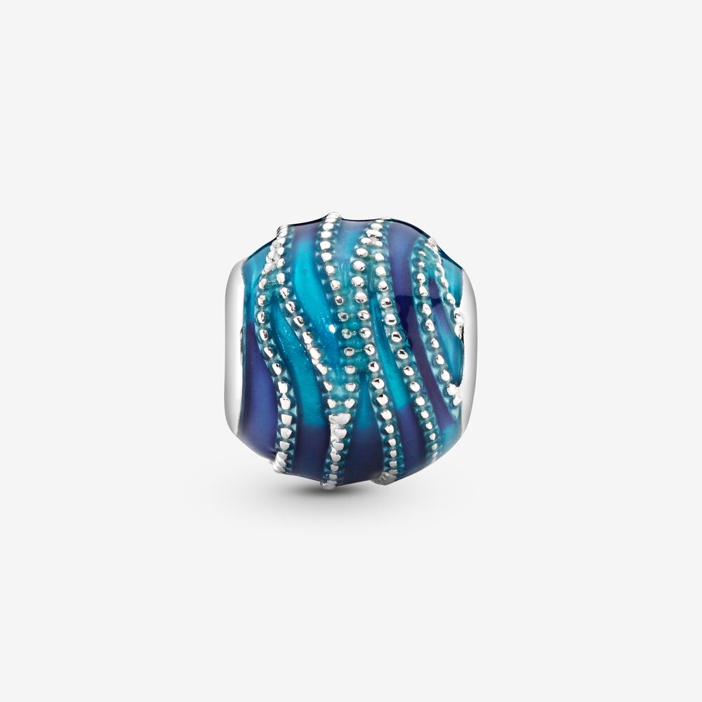 Pandora Blue Wave Charm