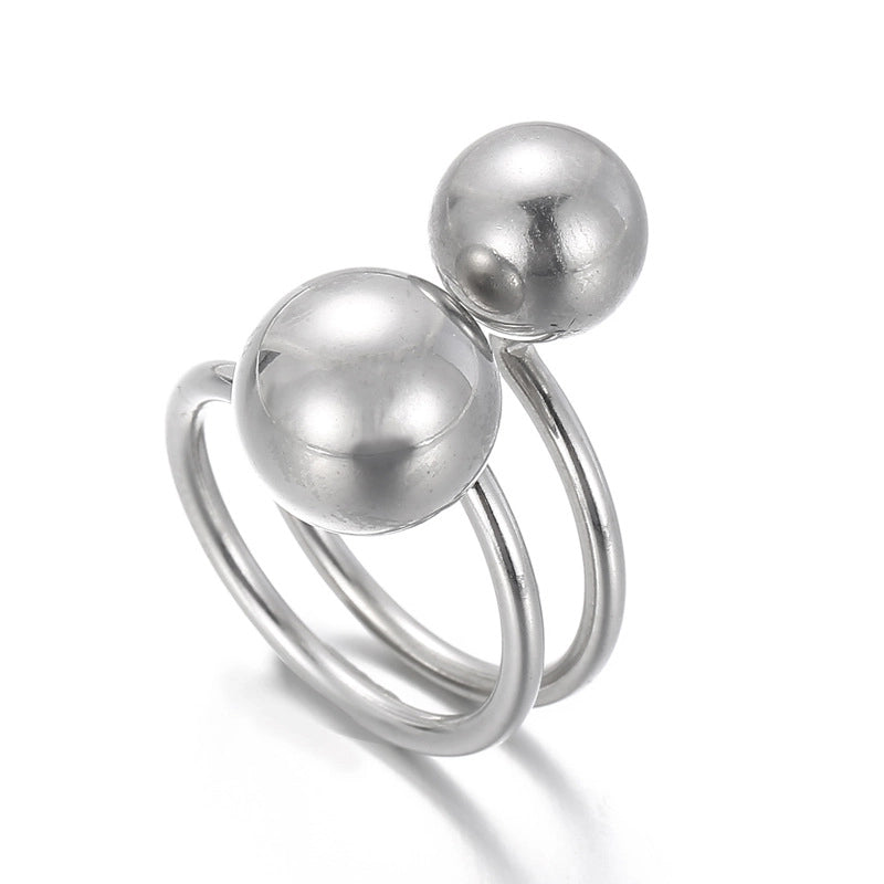 Stainless Steel 18K Gold Plated Fashion Geometric No Inlaid