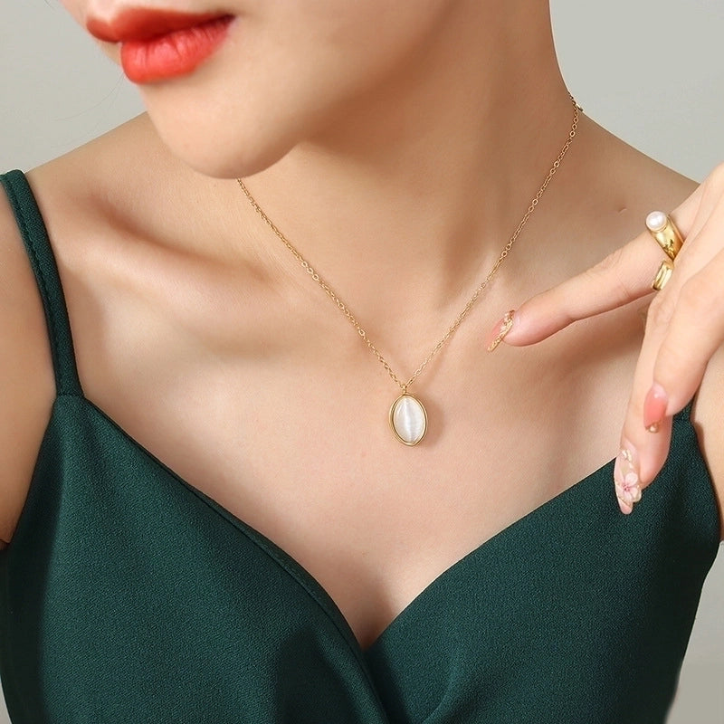 Fashion 304 Stainless Steel 18K Gold Plated Necklace