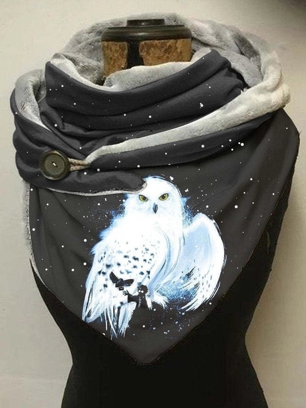 Women's Basic Streetwear Moon Butterfly Polyester Scarf