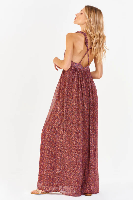 Elia Halter Maxi Dress