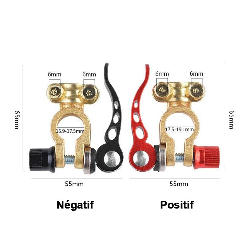 Connecteur de borne de batterie pratique Laiton