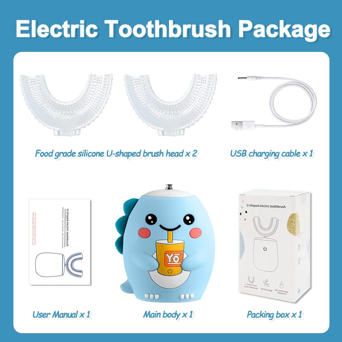 🔥Summer Hot Sale Promotion-48% OFF🦷-Kids' U-Shaped Toothbrush