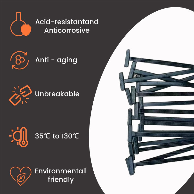 Nylon universele kabelbindergesp