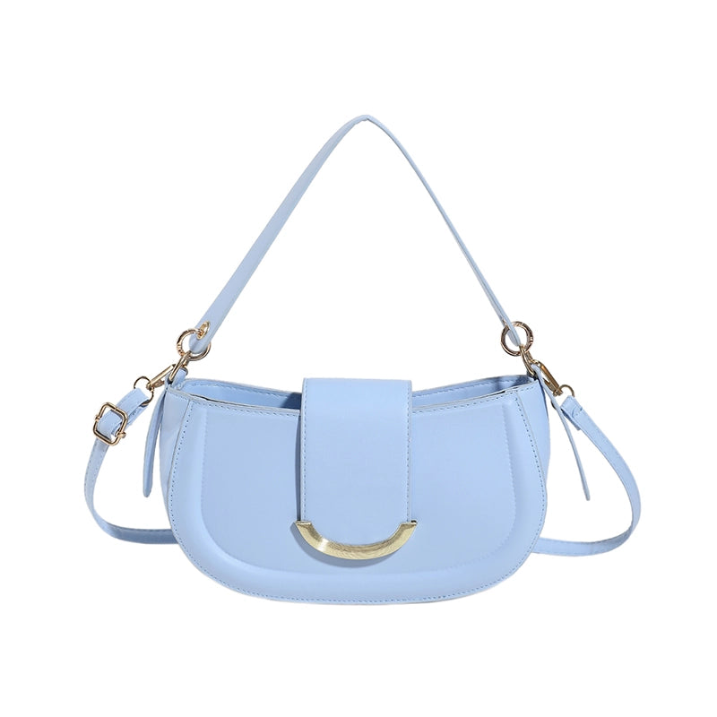 Women's All Seasons Pu Leather Solid Color Streetwear Square Zipper Handbag