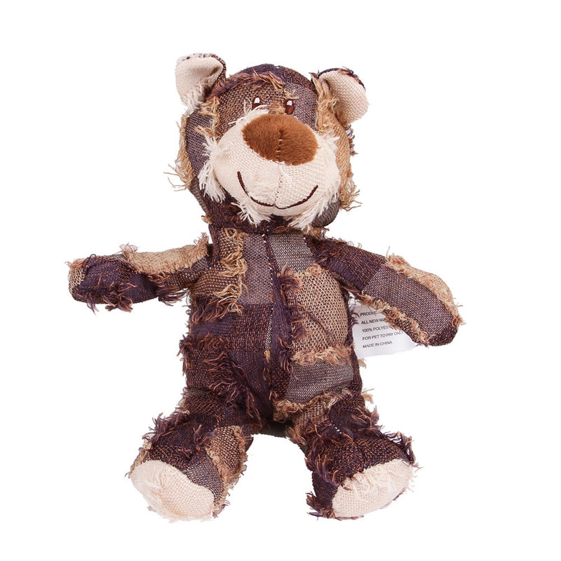 Cute Dog Teething Corduroy Sounding Plush Toy