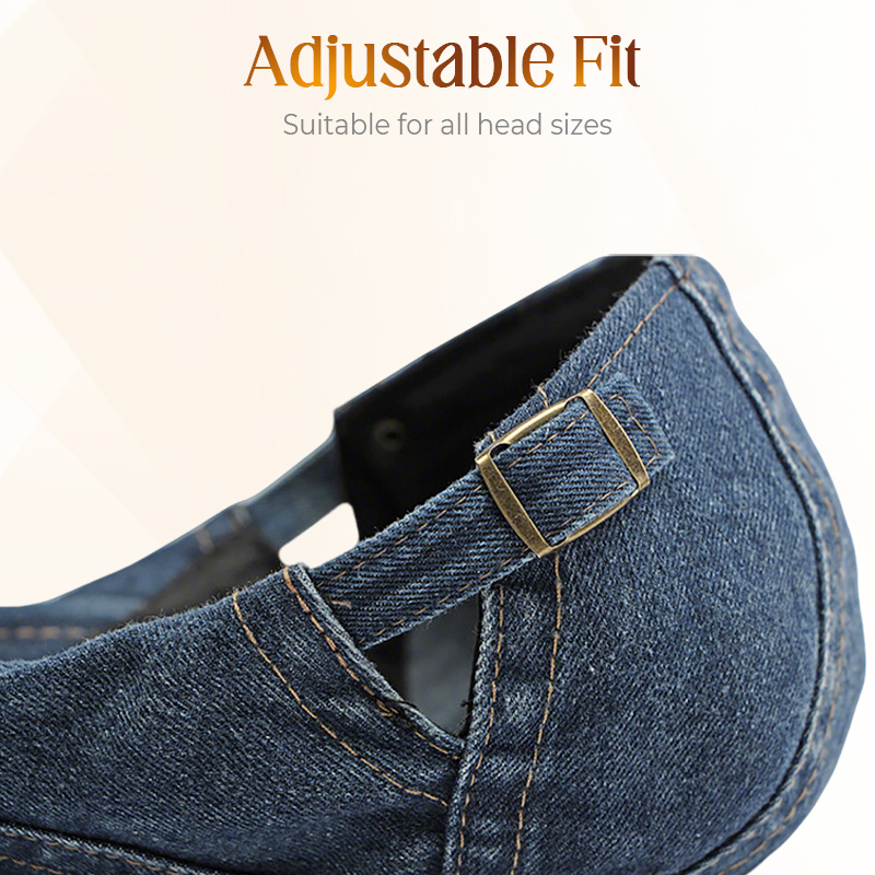 🍃Unisex Denim Newsboy Cap