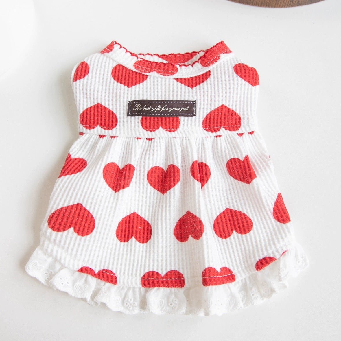 Sweet Heart Cotton Dog Cat Dress
