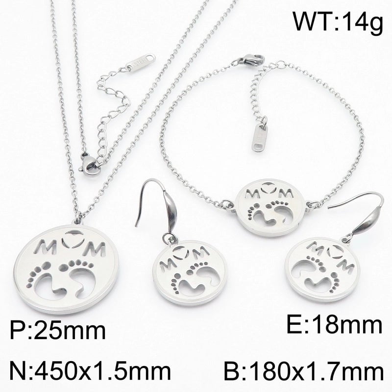 Minimalist Letter Titanium Steel 18K Gold Plated Plating Necklace
