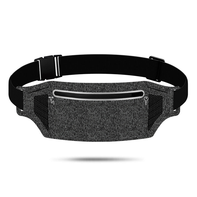 Unisex Sports Solid Color Lycra Waterproof Anti-theft Waist Bags