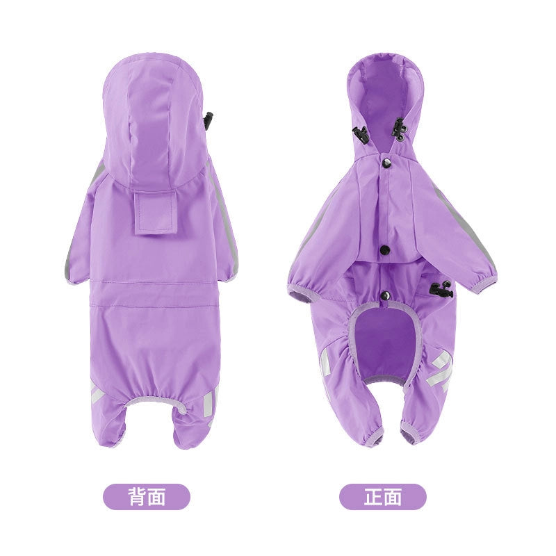 New Pullable Large. Medium And Small Dog Pet Rainy Day Out Clothes