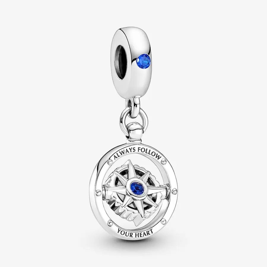 Spinning Compass Dangle Pandora Charm