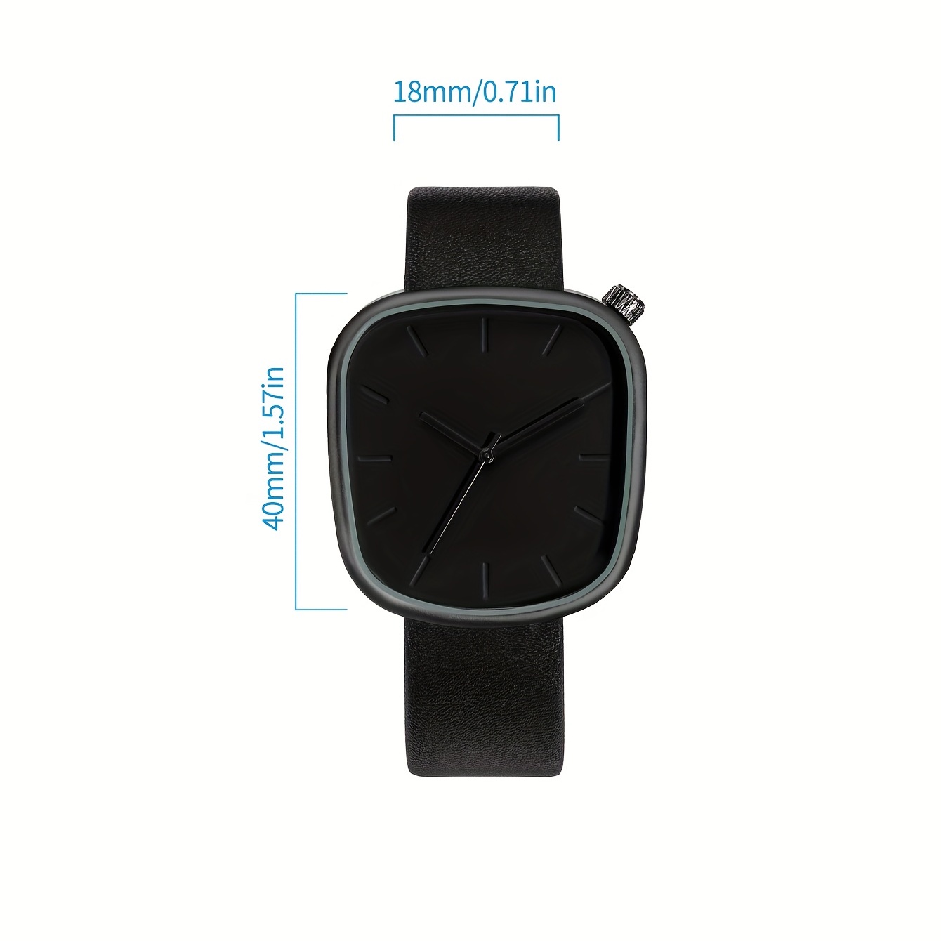 Stylish & Modern Square Quartz Watch - Perfect for Women, Men, Teens & Students!