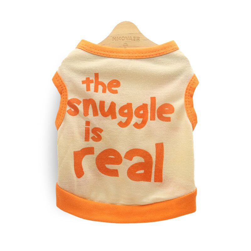 Snuggle Is Real Printed Dog Cat Vest