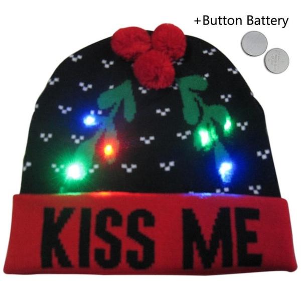 CHRISTMAS LED KNITTED BEANIES