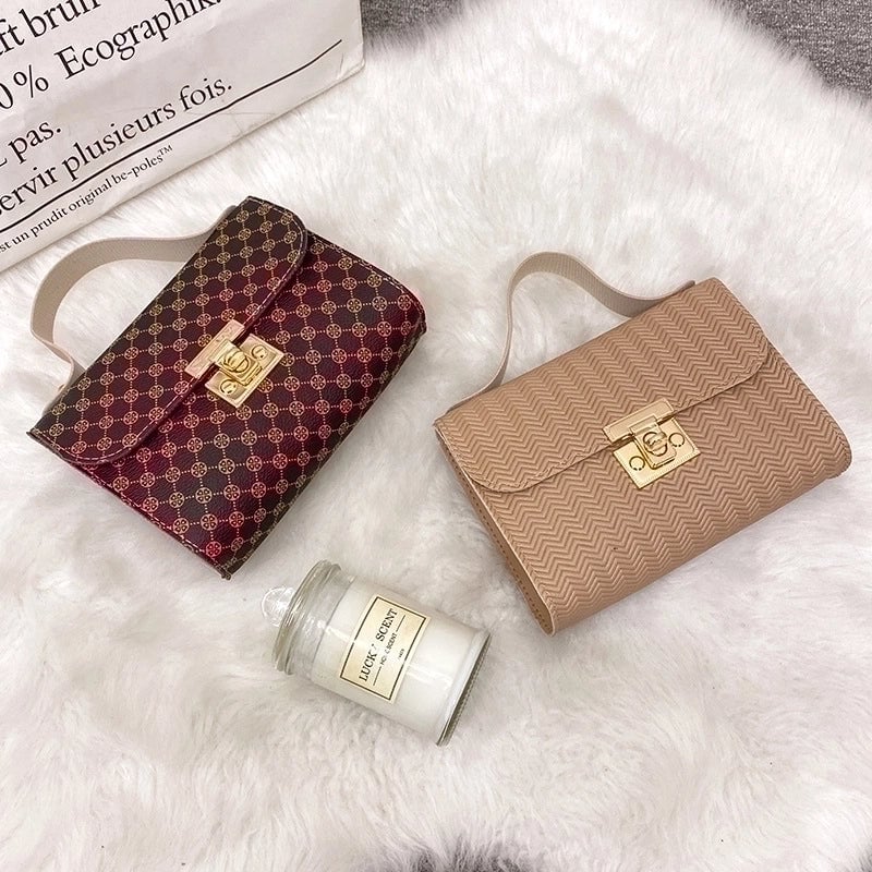 Small Pu Leather Square Bag
