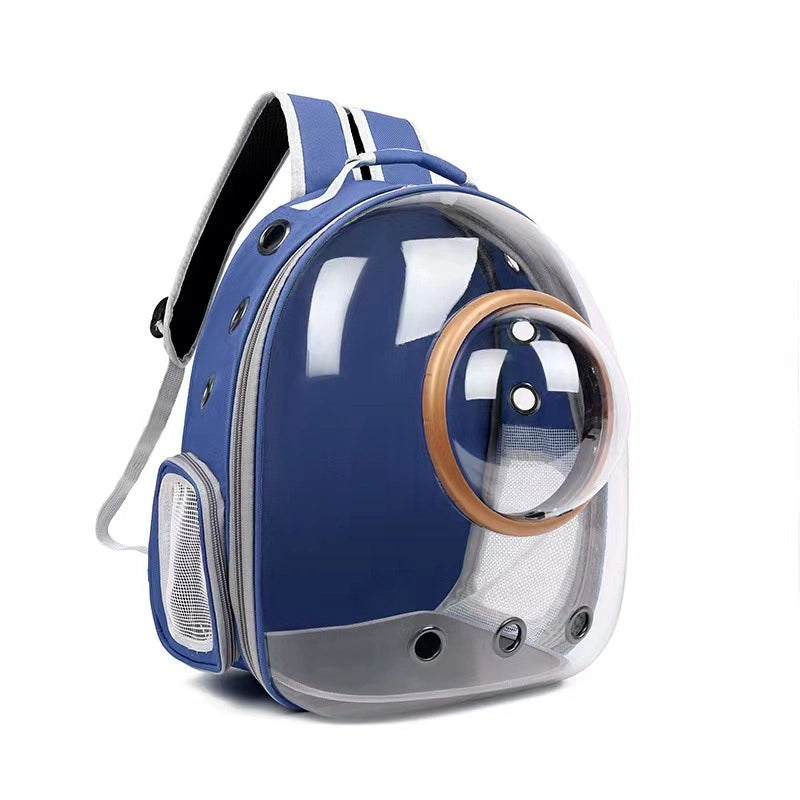 Minimalist PVC Oxford Cloth Solid Color Pets Backpack