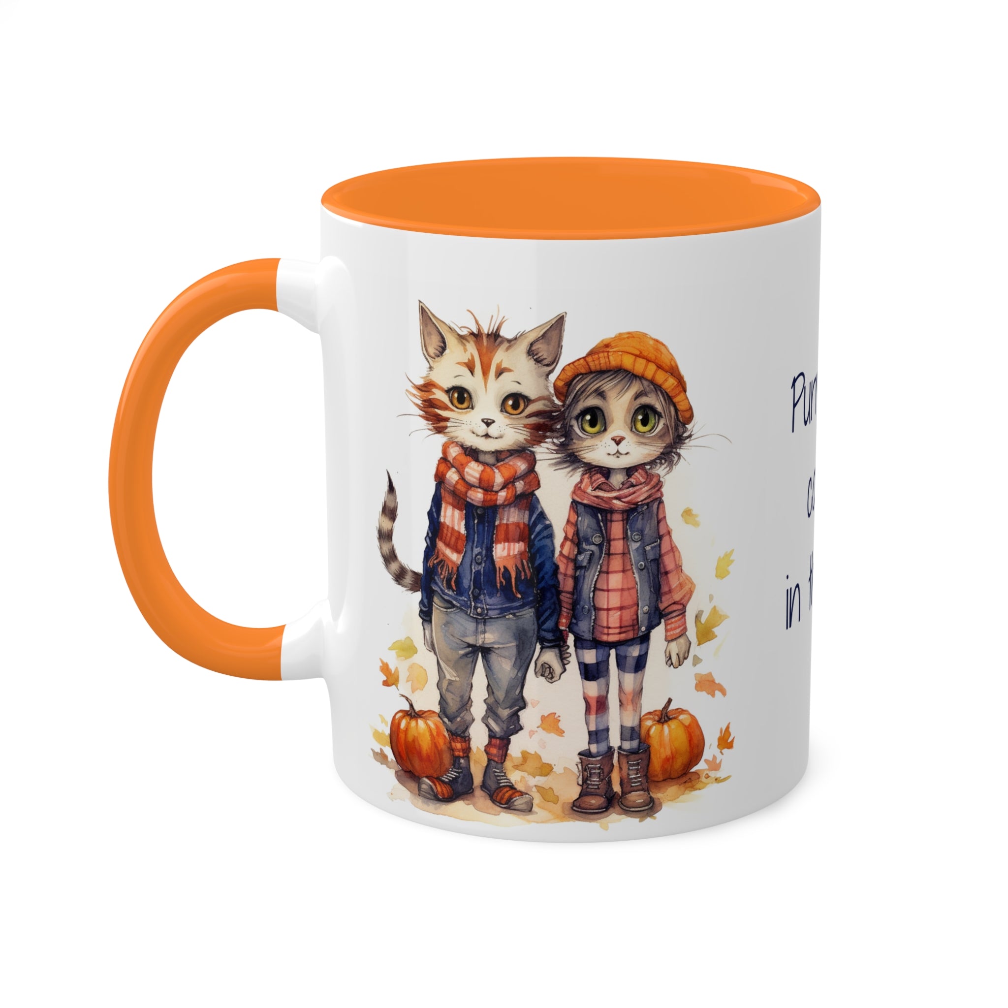 Finn & Olive Cozy Fall Kitties Mug