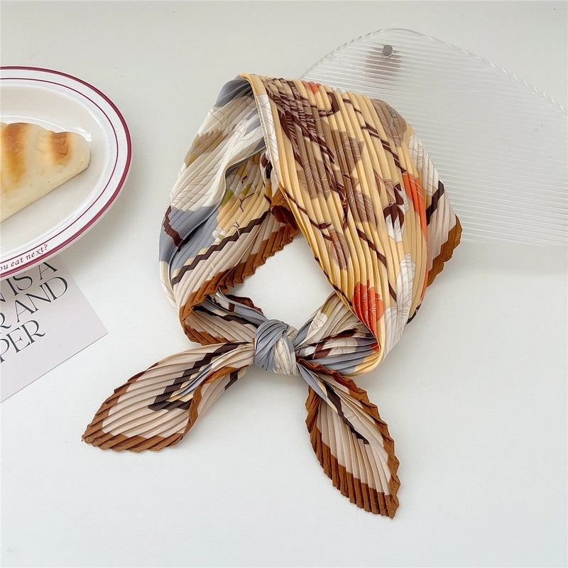 Women's Casual Minimalist Flower Polyester Printing Scarf