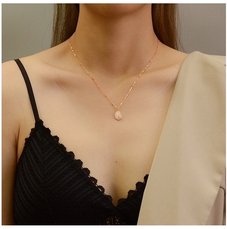 Fashion 304 Stainless Steel 18K Gold Plated Necklace