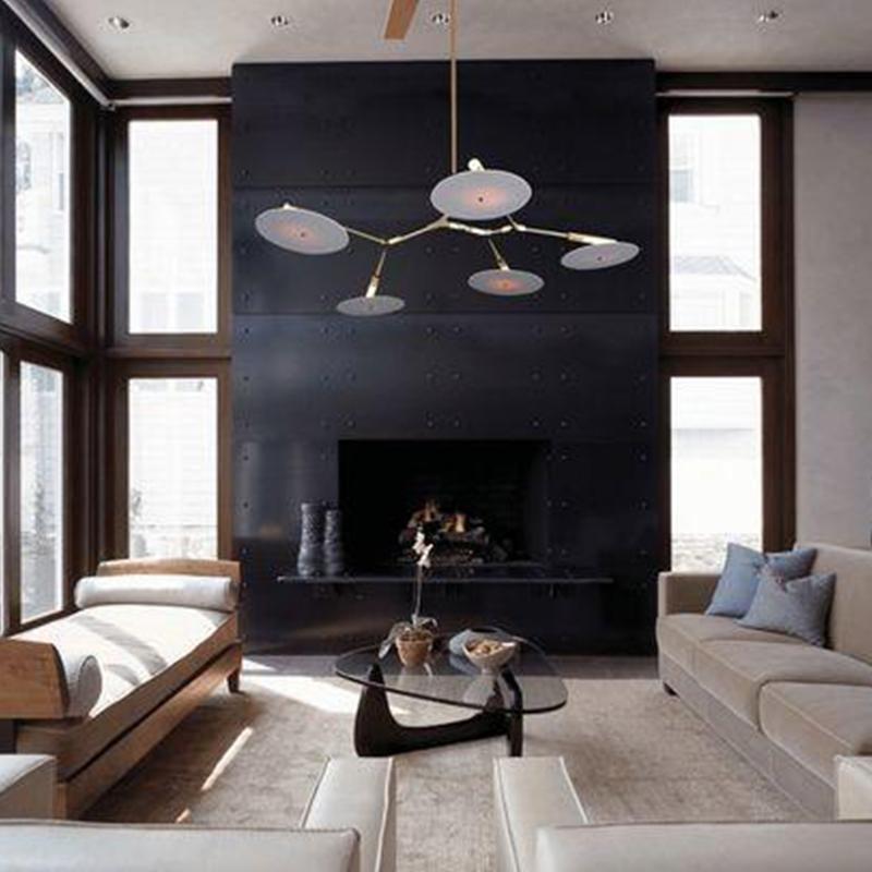 Ingrid 5 | Modern Branching Disc Chandelier
