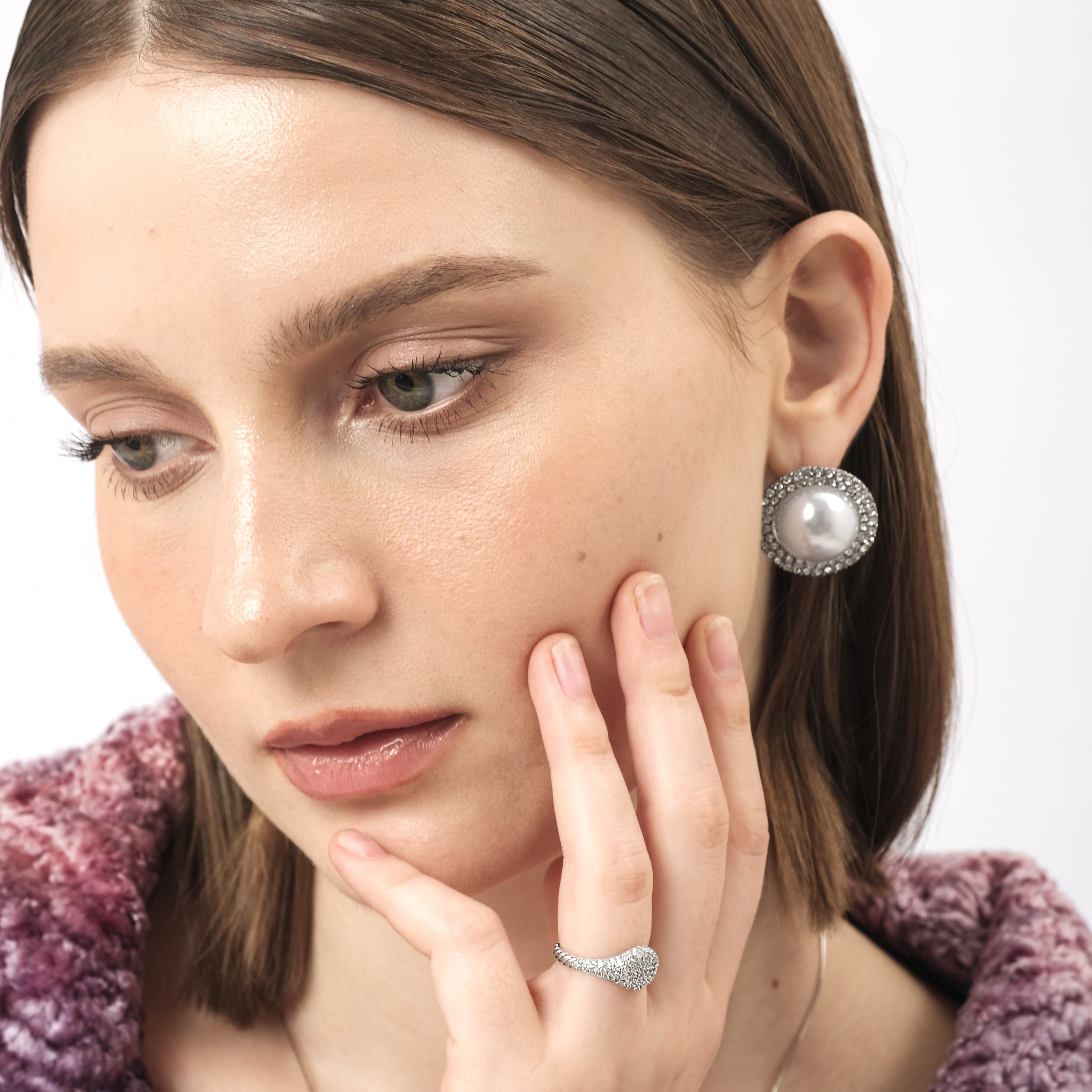 Urma Teeny-Tiny CZ Ring (925 Sterling Silver. Size 3)