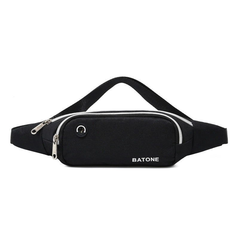 Men's Letter Polyester Zipper Fanny Pack
