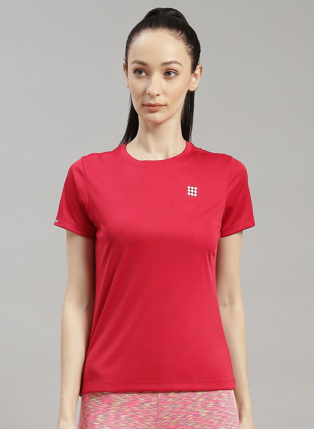 Women Red Solid Top