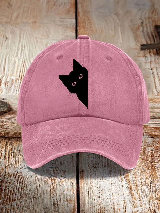 Black Cat Sun Hat