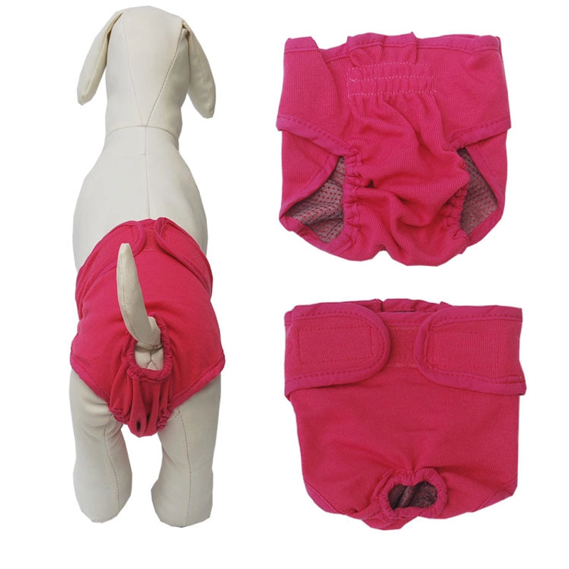 Pet Magic Tape Physiological Pants Large Dog Sanitary Pants Small Medium Size Dogs Safety Menstrual Teddy Anti-harassment