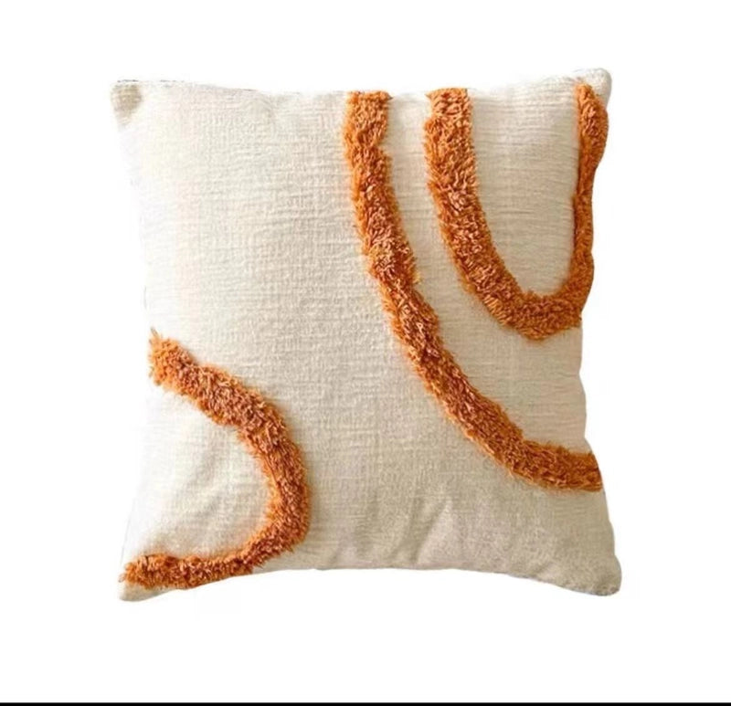 Household Modern Style Lines Polyester Pillow Cases Couch & Sofa Decor