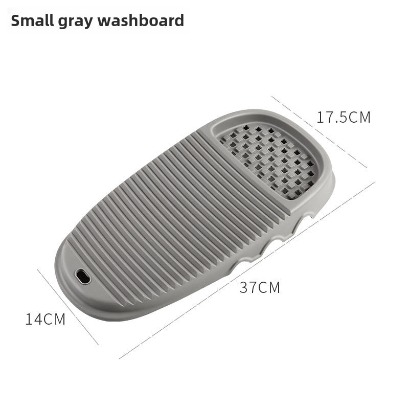 Laundry Board Dual-Use Nordic Style Large Household Thickened Plastic Soap Slot With Soap Holder Washing Clothes Mat Hand Rubbing Washing Board