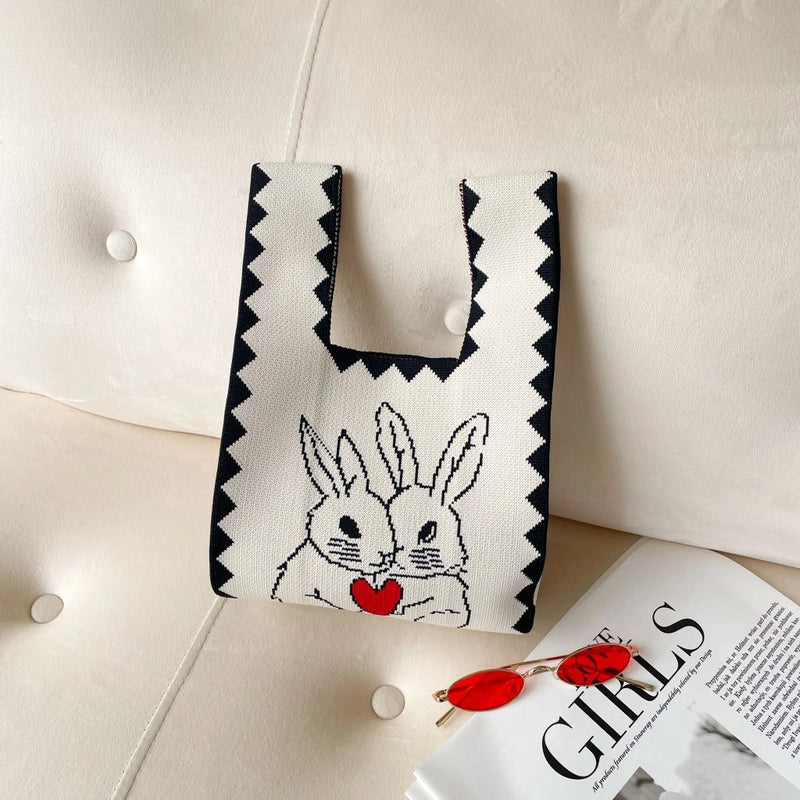 Women's Small Polyester Cartoon Heart Shape Basic Vintage Style Open Handbag