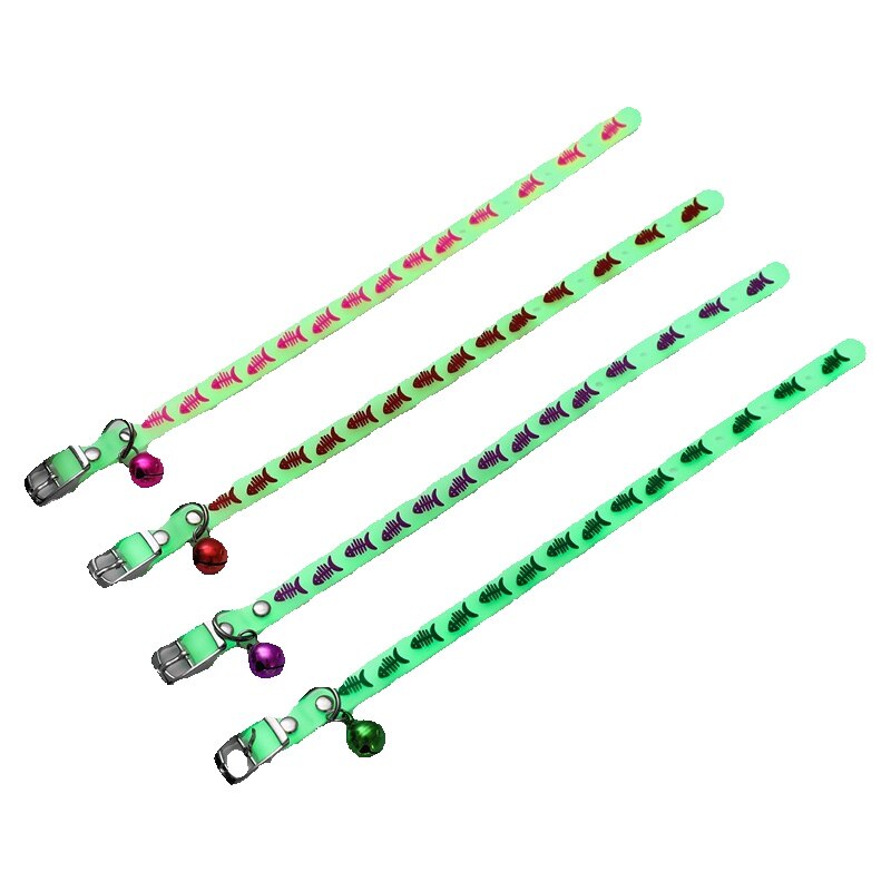 4 Piece Set Of Collars With Bells