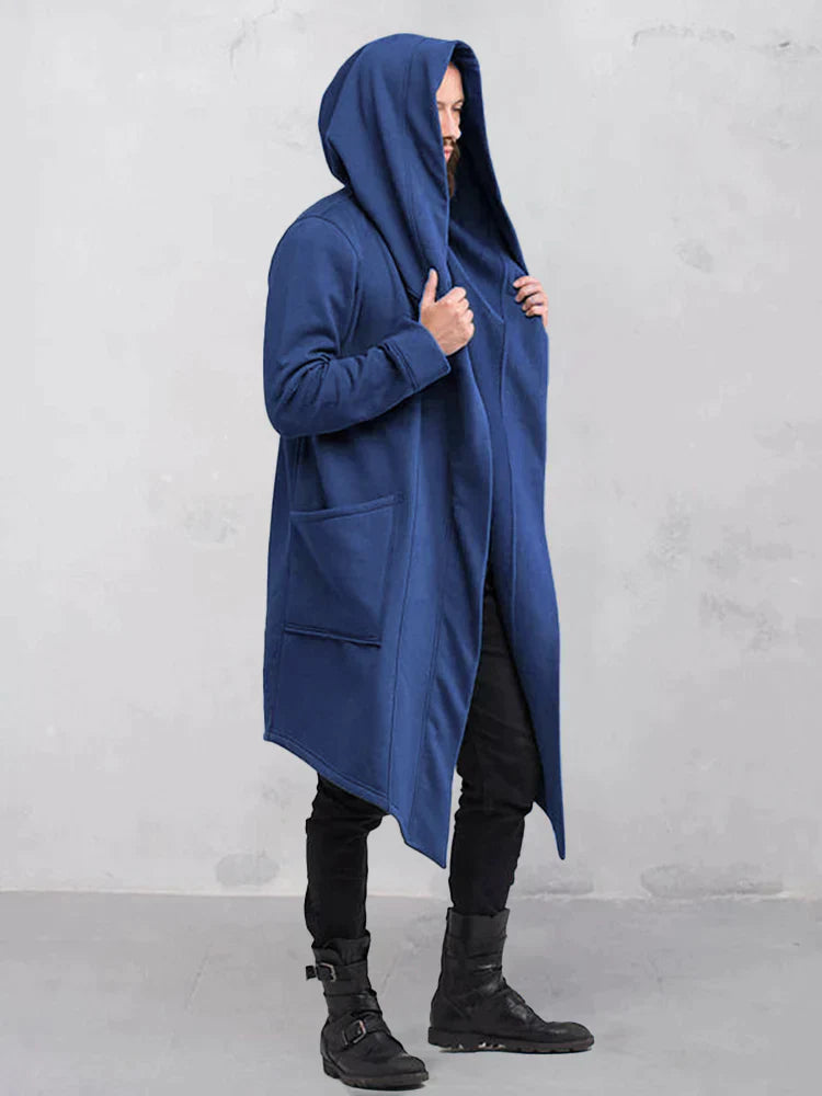 Cardigan Hooded Cape Coat