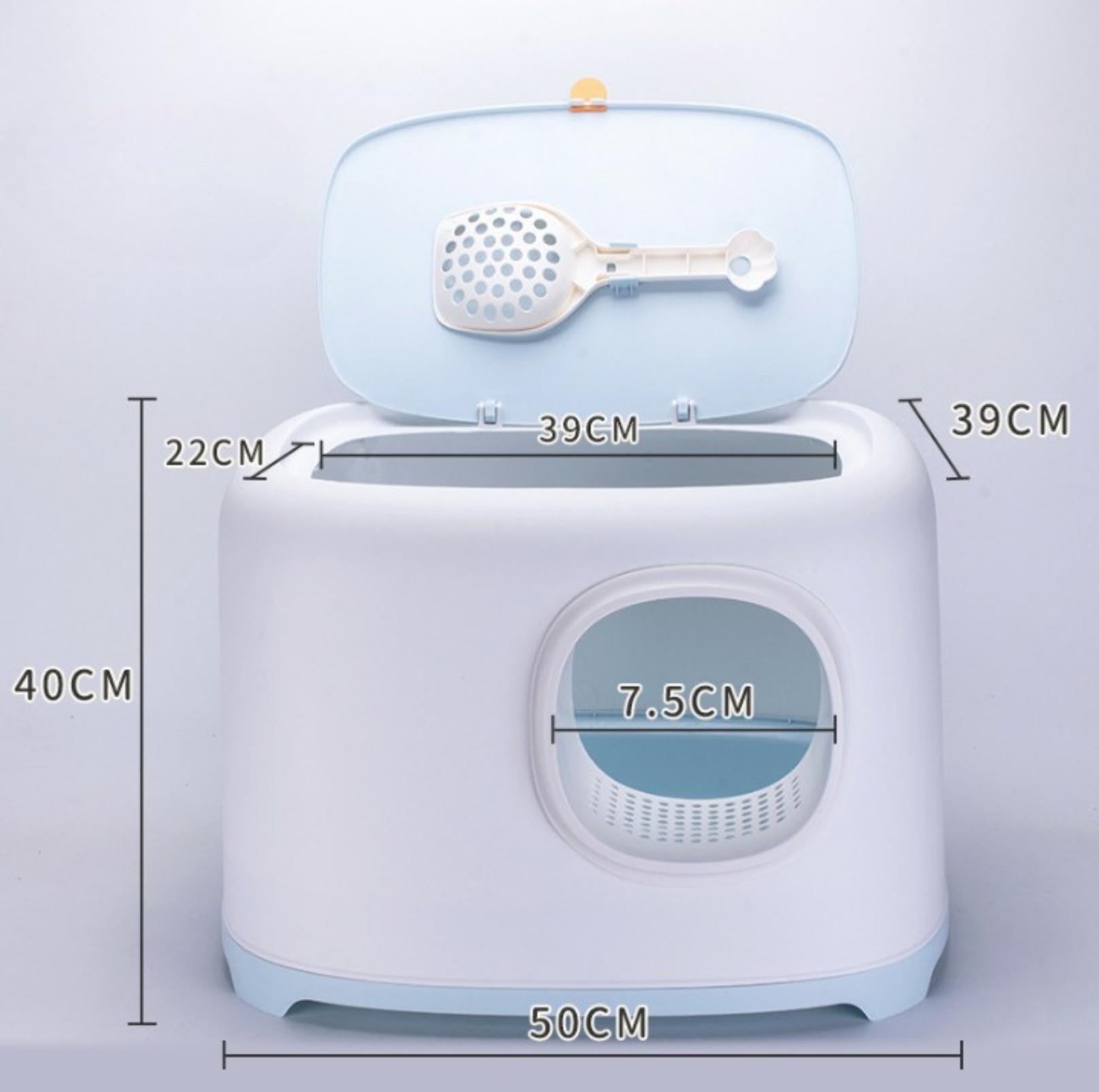 Eco-friendly Toast Style Enclosed Cat Litter Box