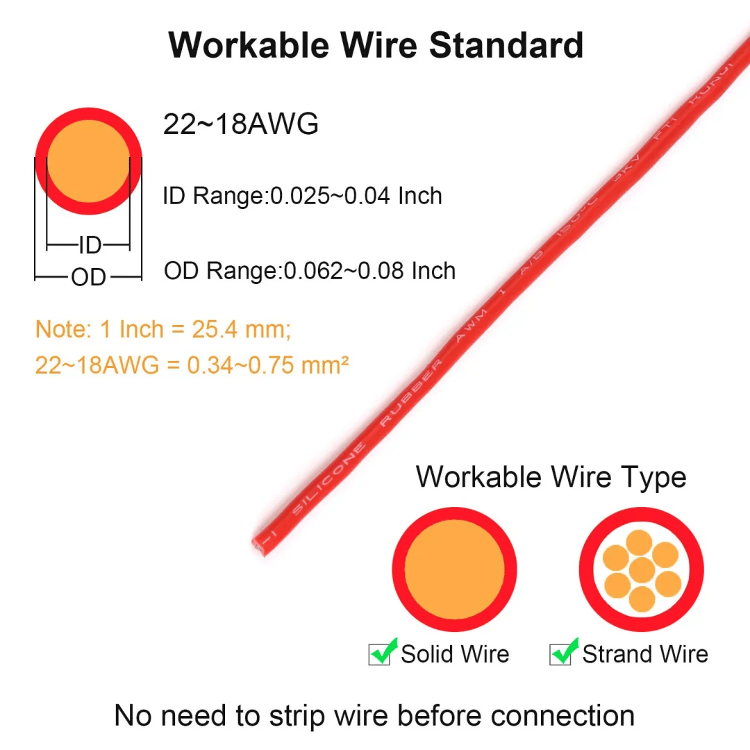 Double-wire Plug-in Connector With Locking Buckle(The more you buy. the more discounts you get)