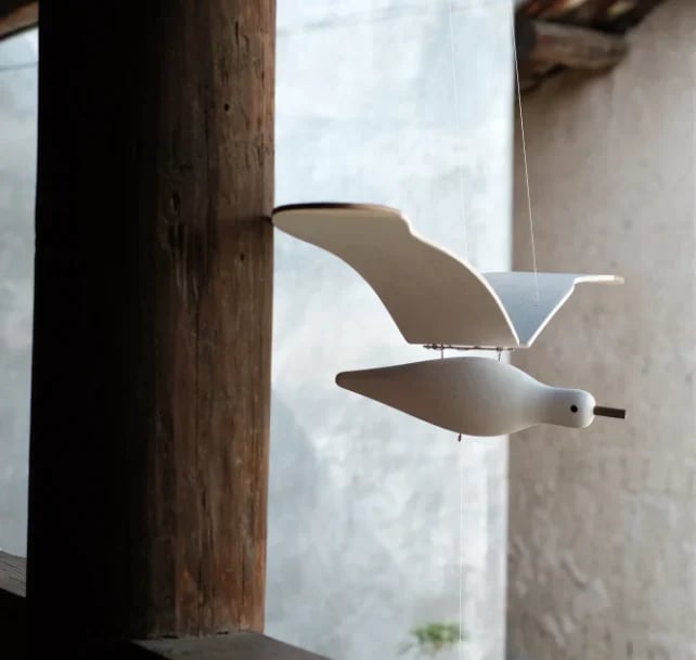 🌲Handmade Wooden Seagull Wind Chimes🌲