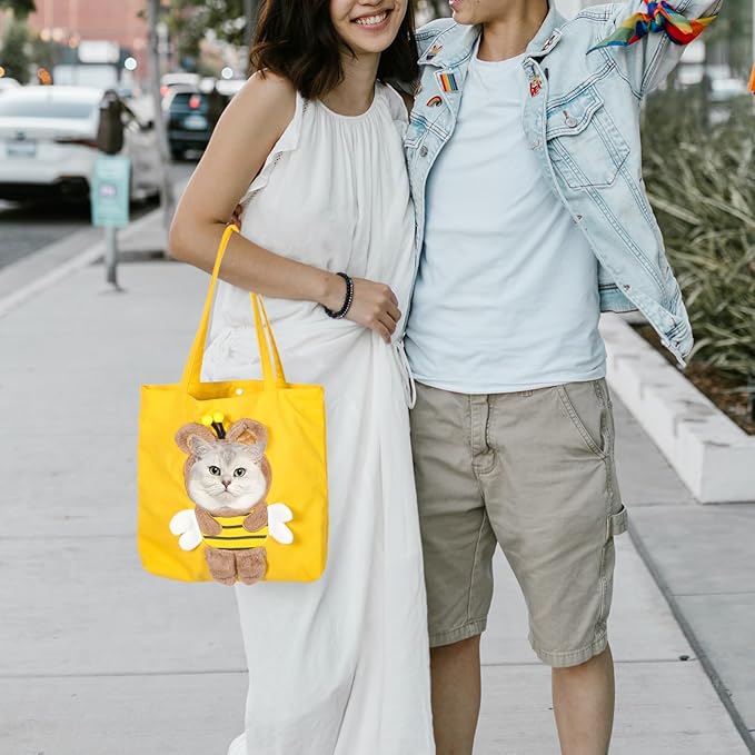 🐈Canvas Cat Bag🎒