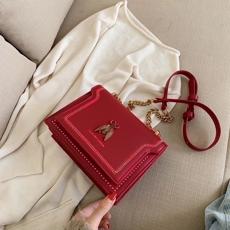 Small Pu Leather Square Bag