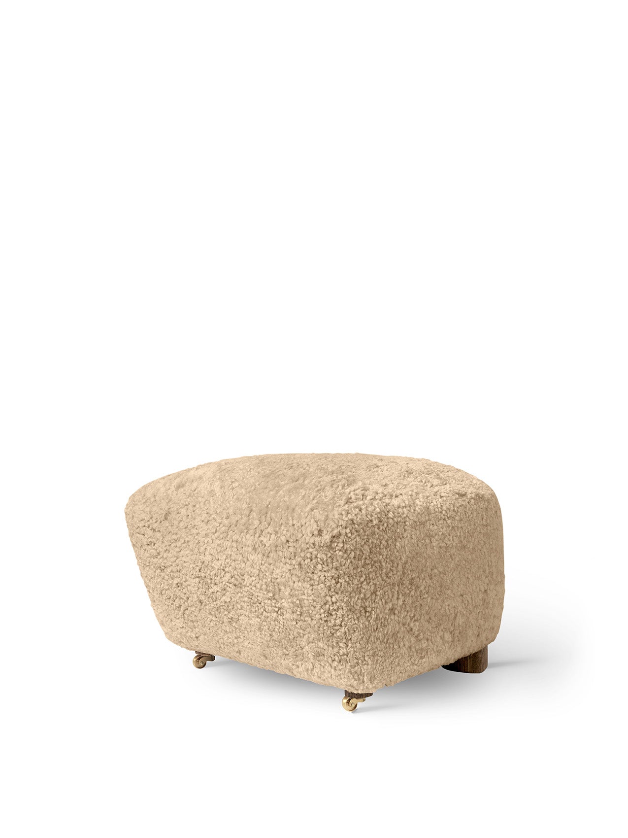 Tired Man Ottoman. Sheepskin