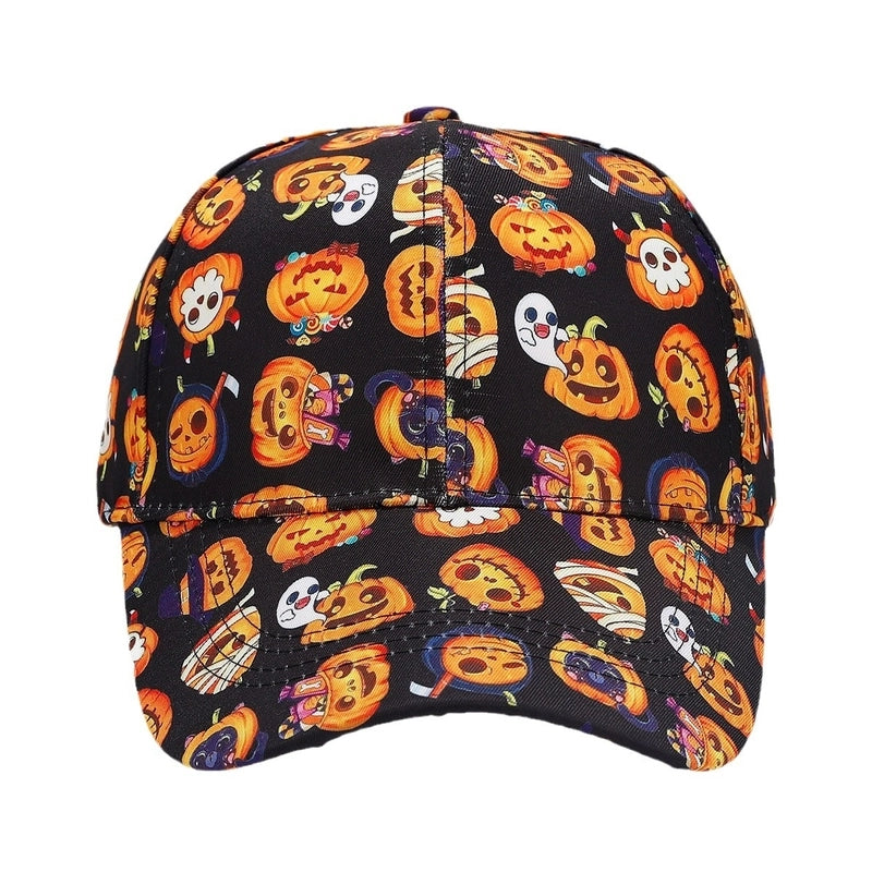 Women's Minimalist Classic Style Color Block Printing Curved Eaves Baseball Cap