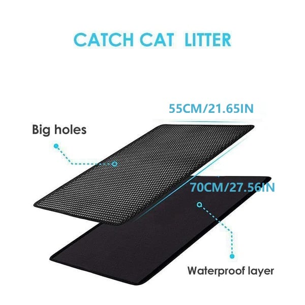 🔥Hot Sale 49% OFF🔥Non-Slip Cat Litter Mat-BUY 3 GET 1 FREEFree Shipping)