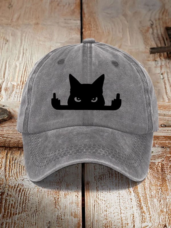 Black Cat Sun Hat