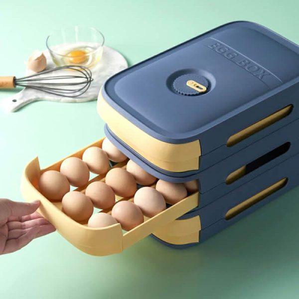 New Drawer Type Egg Storage Box with Lid