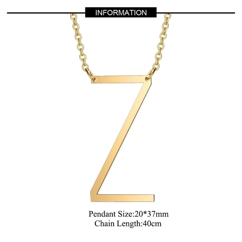 Minimalist Letter 201 Stainless Steel Polishing Plating Hollow Out Necklace