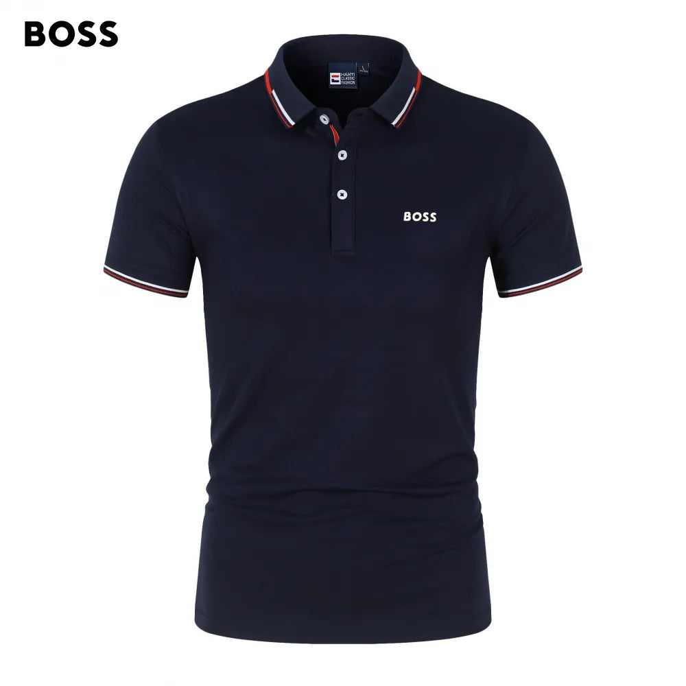 BOSS Men-s plus size polo shirt